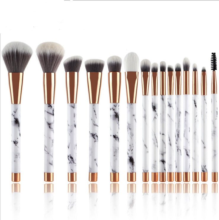 15 Pieces Makeup Brush Set - Beauty And Glam Corner