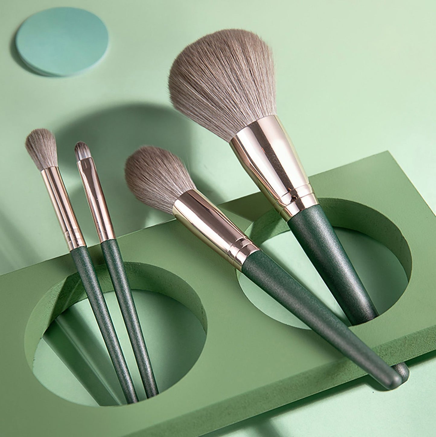 Green Cloud Makeup Brush Set - Beauty And Glam Corner